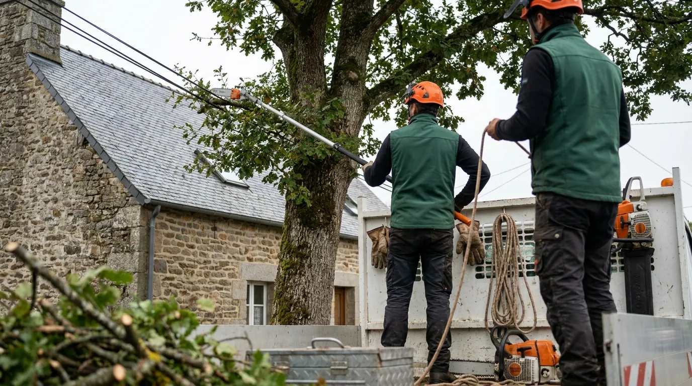 Élagage près des lignes électriques : sécurité et réglementation, Morbihan