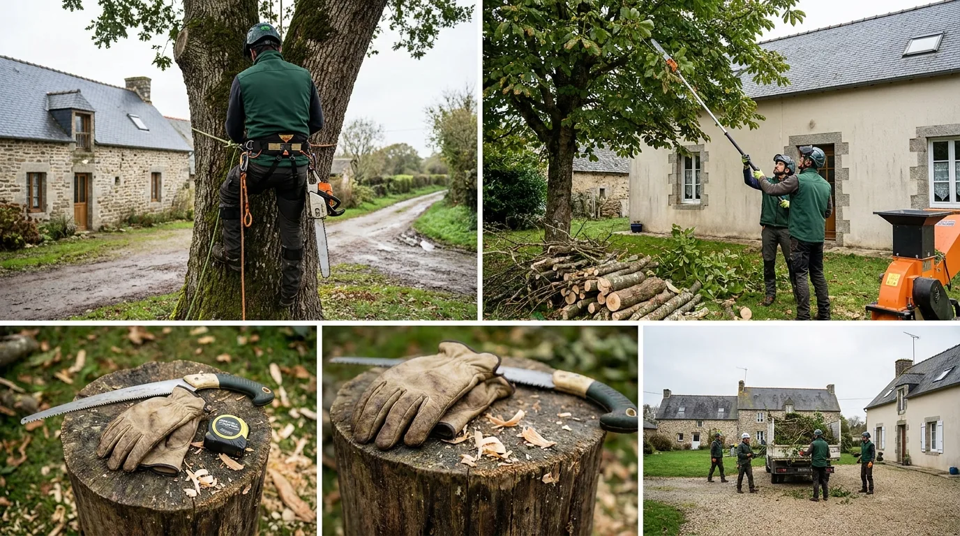 Prix élagage arbre : tarifs, fourchettes et facteurs de coût, Morbihan